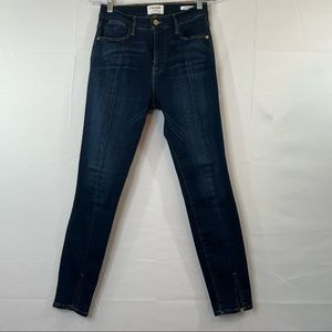 Frame Le High Dark Wash Skinny - 29